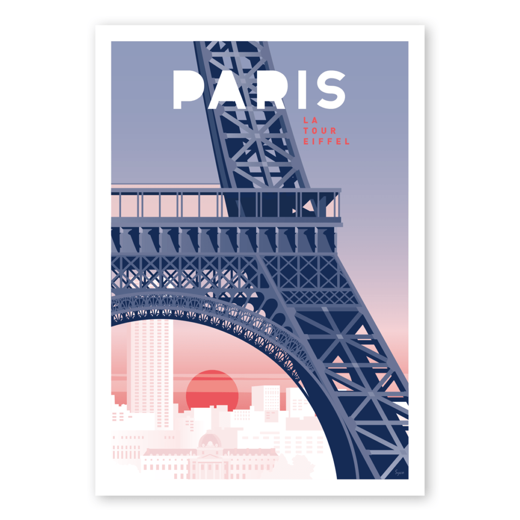 CARTE POSTALE PARIS Tour Eiffel - LES AFFICHISTES